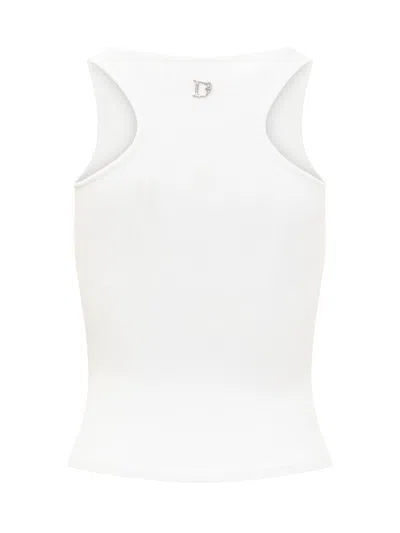 Shop Dsquared2 Top Cut Out In White