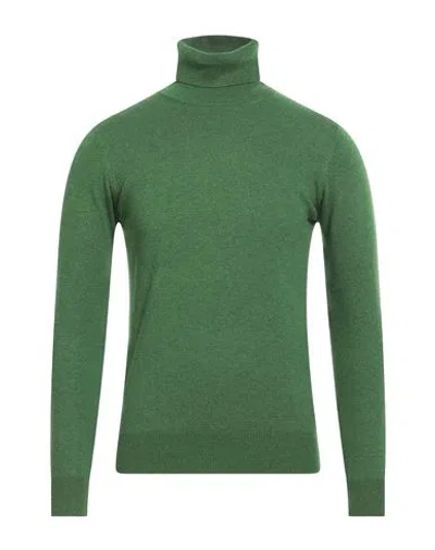 Shop Cashmere Company Man Turtleneck Green Size 36 Wool, Cashmere