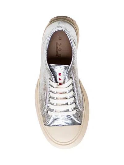 Shop Marni Sneaker Pablo In Silver