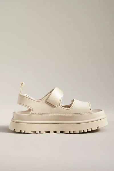 Shop Ugg Golden Glow Sandals In White