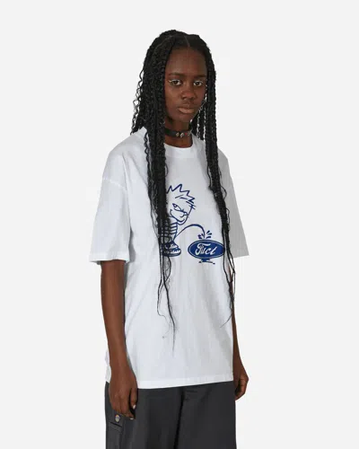 Shop Fuct Oval Pee Boy T-shirt In White