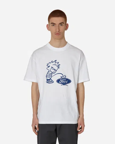 Shop Fuct Oval Pee Boy T-shirt In White