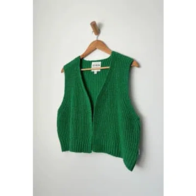 Shop Le Bon Shoppe Granny Sweater Vest In Green