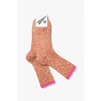 Shop Royalties Sara Orange Socks
