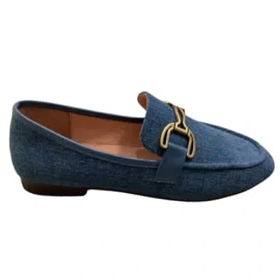 Shop Bibi Lou 'zagreb' Denim Loafer In Blue