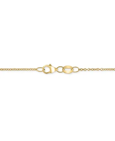 Shop Effy Collection Effy Diamond Abstract 18" Pendant Necklace (1/2 Ct. T.w.) In 14k Gold In Yellow Gol