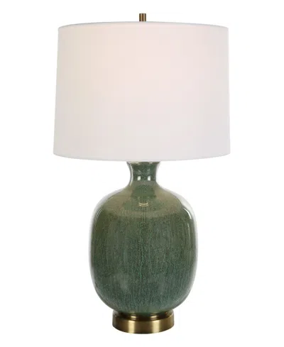 Shop Uttermost 26" Nataly Table Lamp In Green