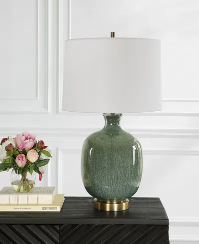 Shop Uttermost 26" Nataly Table Lamp In Green