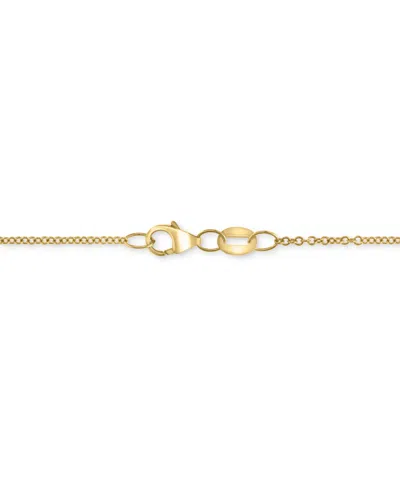 Shop Effy Collection Effy Diamond Multi Swirl 18" Pendant Necklace (3/8 Ct. T.w.) In 14k Gold In Yellow Gol