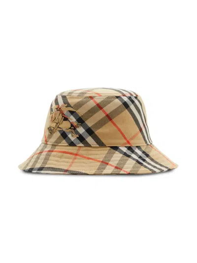 Shop Burberry Hat With Logo