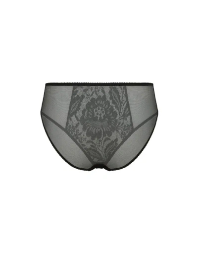 Shop Dolce & Gabbana Nylon Slip In Grey