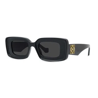 Shop Loewe Sunglasses In Nero/nero
