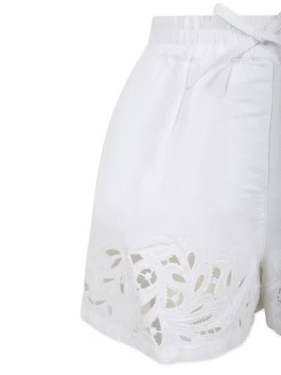 Shop Ermanno Scervino Shorts White