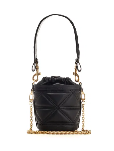 Shop Vivienne Westwood Kitty Small Bucket Bag In Black