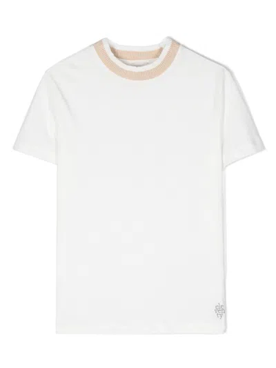 Shop Eleventy T-shirts And Polos White