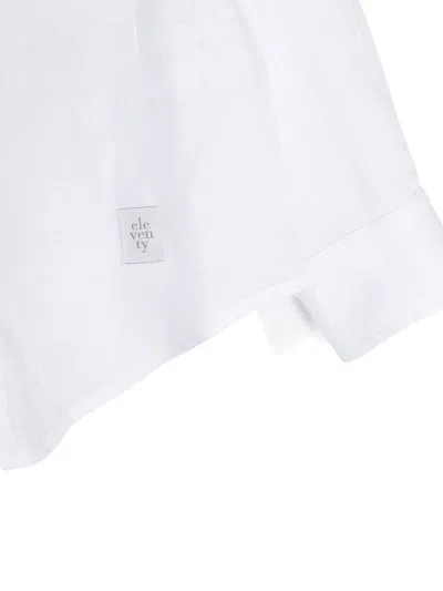 Shop Eleventy Shirts White