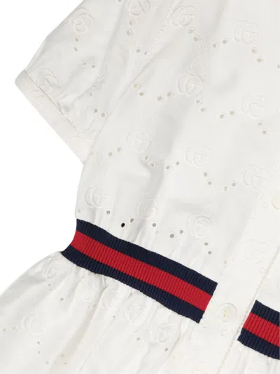 Shop Gucci Kids Dresses White