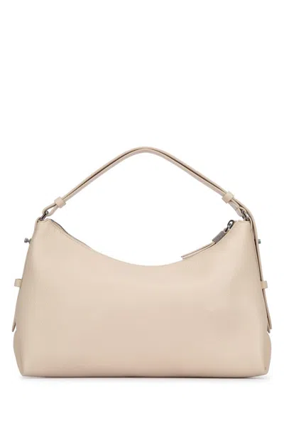 Shop Brunello Cucinelli Logo Printed Zipped Tote Bag In Ivory