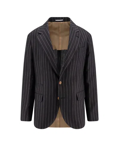 Shop Brunello Cucinelli Blazer In Black