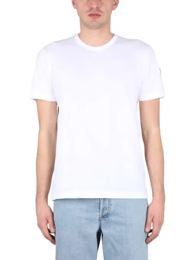 Shop Colmar Crewneck T-shirt In White
