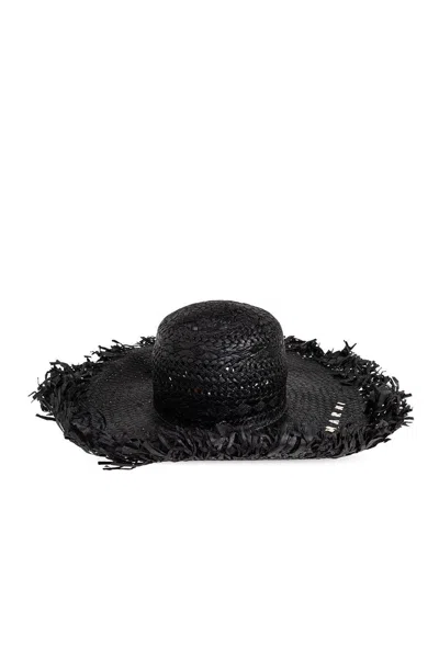 Shop Marni Logo Detailed Sun Hat In Black