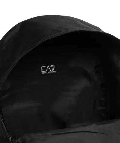 Ea7 Logo-print Backpack In Black