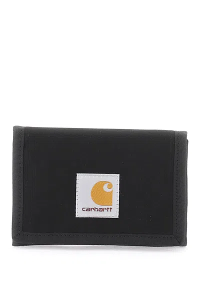 Shop Carhartt Alec Tri-fold Wallet In Black