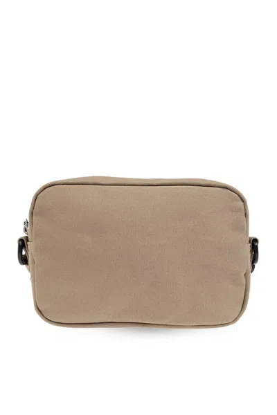 Shop Emporio Armani Sustainable Collection Shoulder Bag In Grey