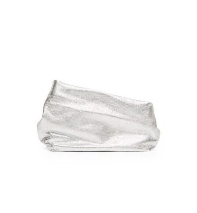 Shop Marsèll Fantasmino Zipped Clutch Bag In Silver