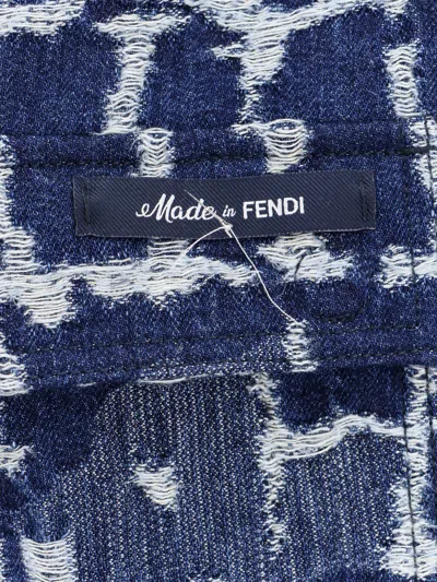 Shop Fendi Jacket In Indaco