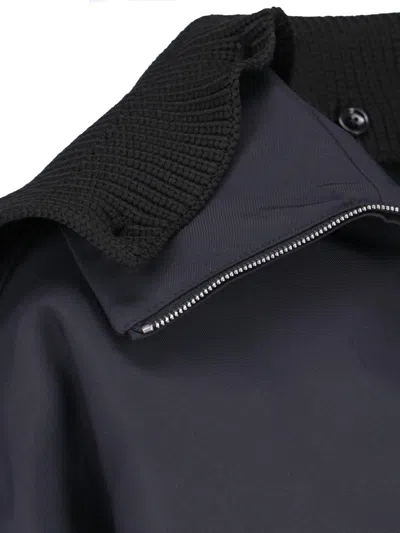 Shop Gucci Logo Caban Jacket In Black