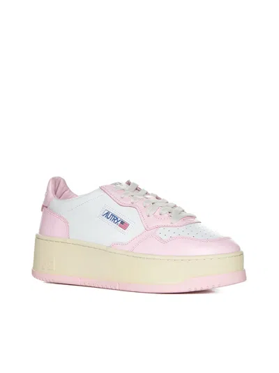 Shop Autry Sneakers In Wht Blushing Bride