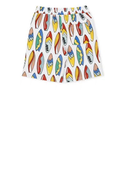 Shop Stella Mccartney Shorts With Print In White