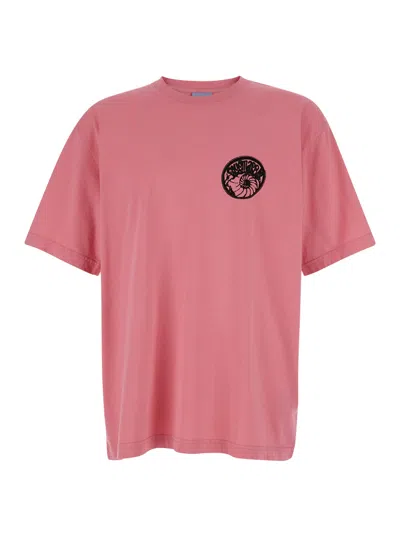 Shop Bluemarble Eye Shell Print T-shirt In Pink