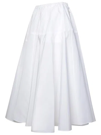 Shop Patou White Recycled Polyester Skirt