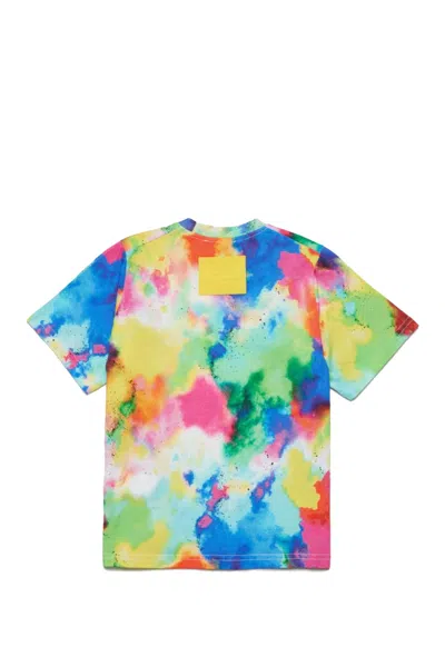Shop Dsquared2 T-shirt With Print In Multicolor