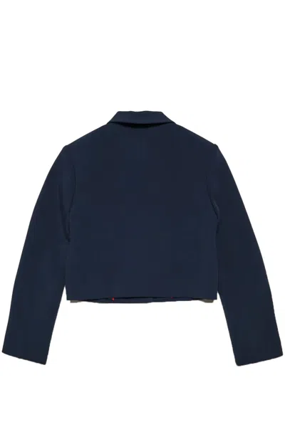 Shop Max&amp;co. Cropped Jacket In Blue