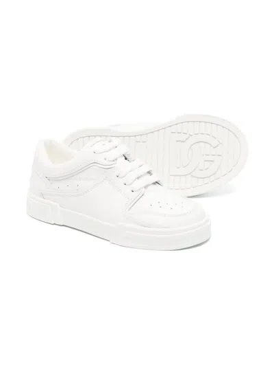 Shop Dolce & Gabbana White Portofino Sneakers
