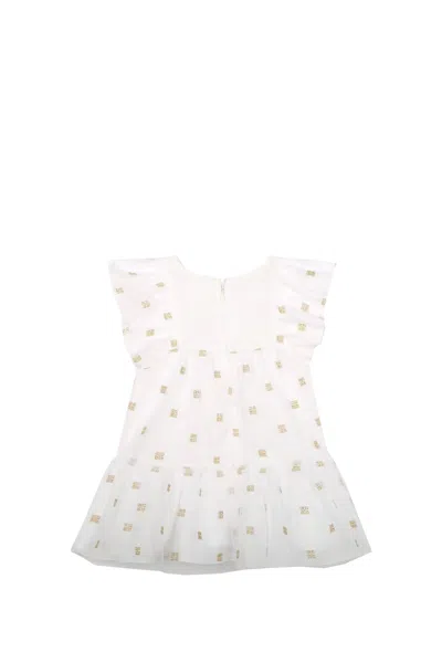 Shop Givenchy Dress With 4g Print In White