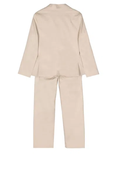 Shop Etro Cotton Suit In Beige