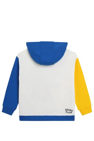 Shop Kenzo Cotton Sweatshirt In Avorio