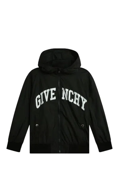 Shop Givenchy Windbreaker With Print In Back