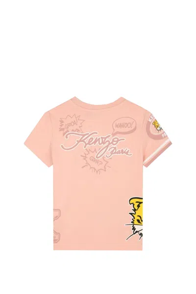 Shop Kenzo Printed T-shirt In Rose