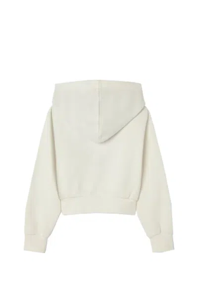 Shop Versace Logo Sweatshirt In White