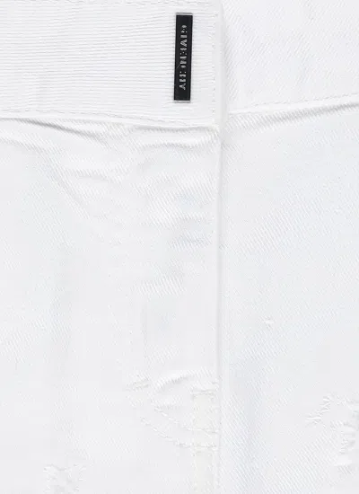 Shop Givenchy Denim Shorts In White