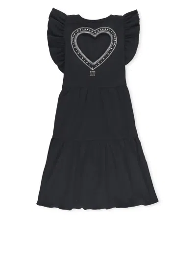 Shop Givenchy Dress With Logo In Black