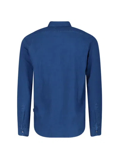 Shop Aspesi Shirt In Blue