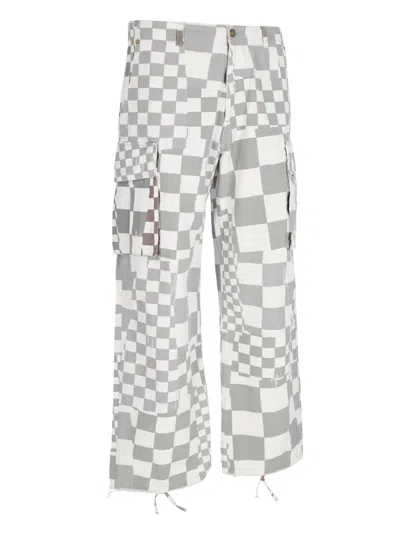 Shop Erl Pants In Grey