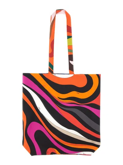 Shop Pucci Bag With Print