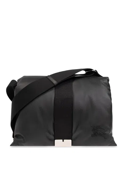 Shop Burberry Pillow Shoulder Bag In Black